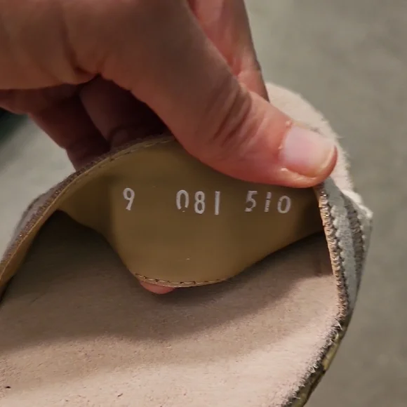 CHARLESTON SHOE CO. Cream Striped Sandals - Picture 5 of 8